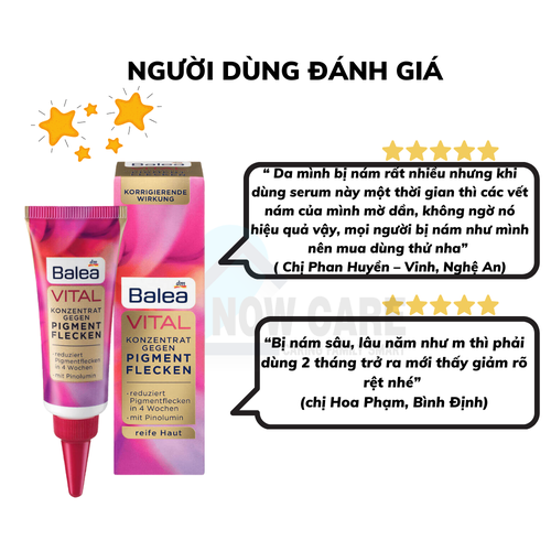 SERUM TRỊ NÁM, TÀN NHANG VITAL 20ML - BALEA