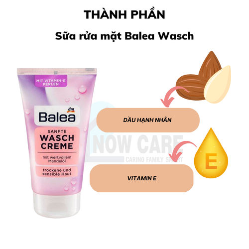 SỮA RỬA MẶT WASCH 150ML - BALEA