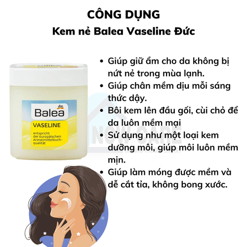 KEM NẺ VASELINE 125ML - BALEA