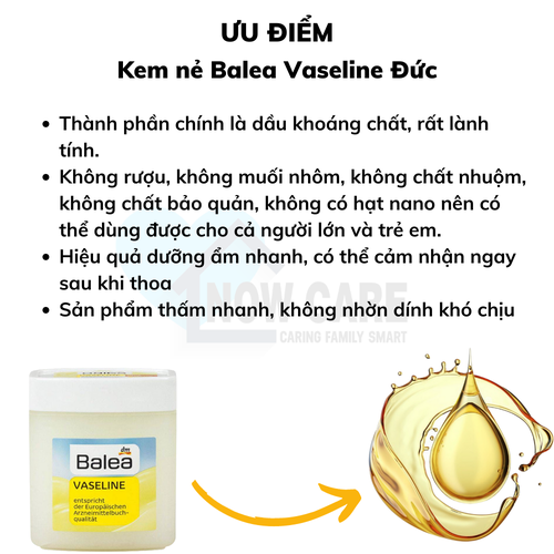 KEM NẺ VASELINE 125ML - BALEA