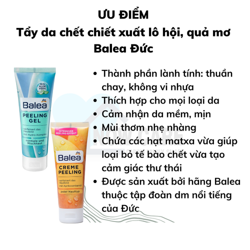 TẨY DA CHẾT 75ML - BALEA