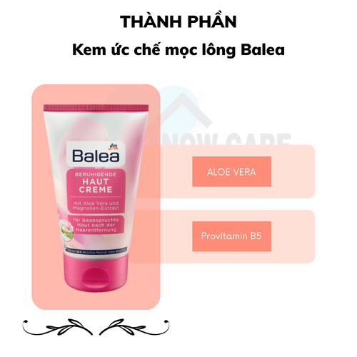 KEM ỨC CHẾ MỌC LÔNG ĐỨC - BALEA