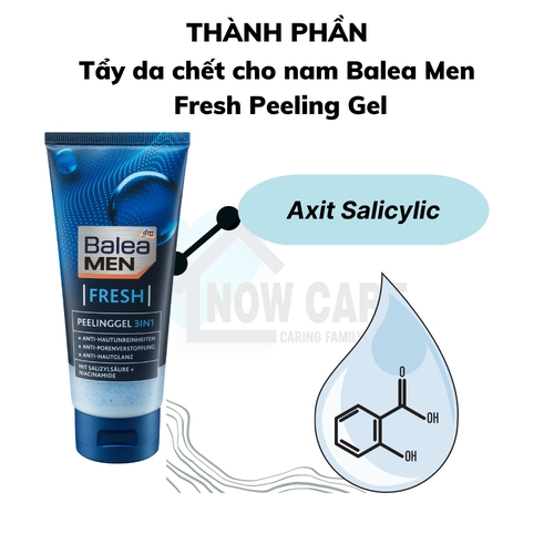 TẨY DA CHẾT CHO NAM MEN FRESH PEELING - BALEA