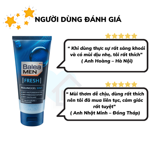 TẨY DA CHẾT CHO NAM MEN FRESH PEELING - BALEA