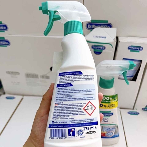 DUNG DỊCH VỆ SINH LÒ VI SÓNG, LÒ NƯỚNG, NỒI CHIÊN KHÔNG DẦU 375ML - DR.BECKMAN