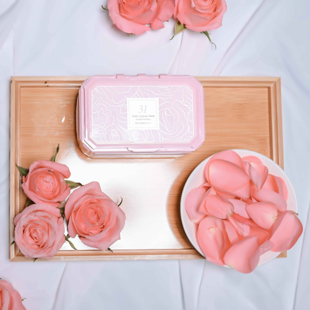 MẶT NẠ CẤP ẨM, CĂNG BÓNG DA, CHỐNG LÃO HÓA 31 DAILY AMPULE MASK MIHWASTORY