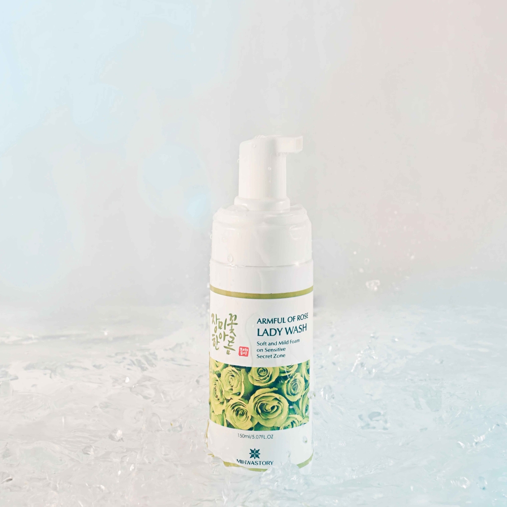 DUNG DỊCH VỆ SINH PHỤ NỮ DẠNG BỌT GIÚP SẠCH SÂU, CHỐNG VIÊM NHIỄM, TRẺ HÓA VÙNG KÍN LADY WASH MIHWASTORY