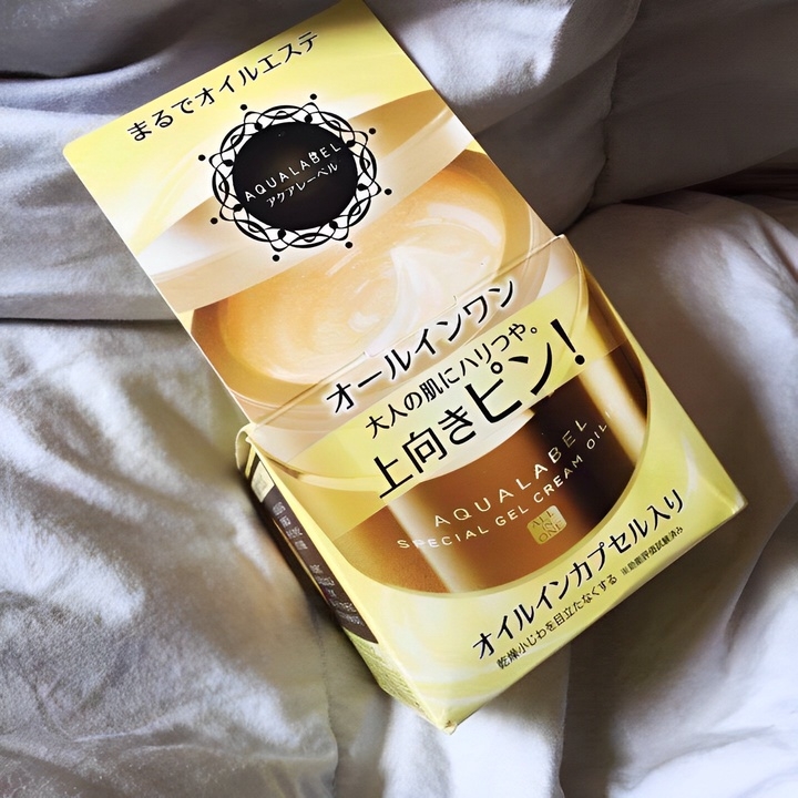 KEM DƯỠNG ẨM AQUA LABEL GEL VÀNG 90G - SHISEIDO