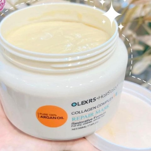 KEM HẤP Ủ TÓC PHỤC HỒI HƯ TỔN CHỐNG GÃY RỤNG 500ML - OLEXRS