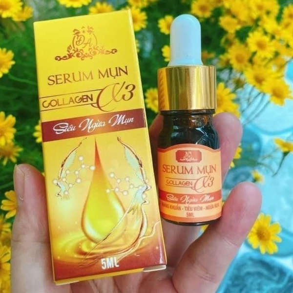 SERUM TRẮNG DA, NGỪA MỤN COLLAGEN X3 - ĐÔNG ANH