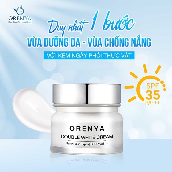 KEM DƯỠNG BAN NGÀY DOUBLE WHITE CREAM - ORENYA