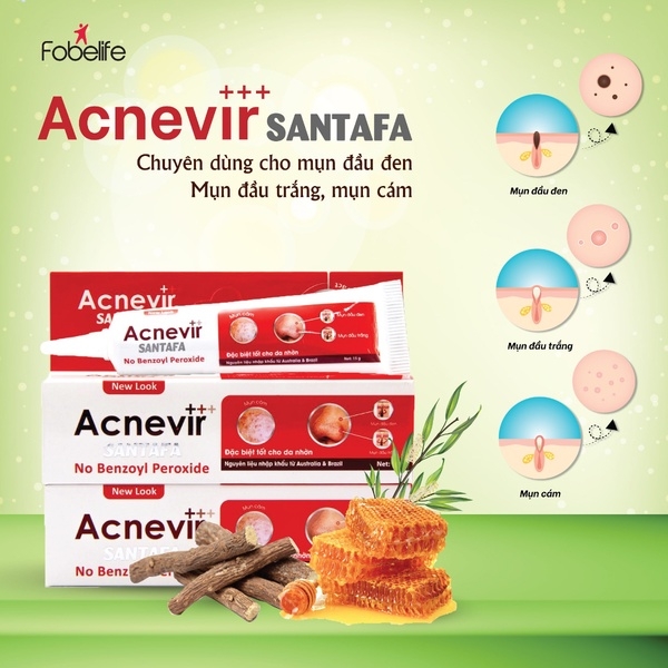 COMBO TRỊ MỤN SỮA RỬA MẶT 100G + KEM MỤN ĐỎ 15G + KEM TRỊ THÂM 15G - FOBELIFE