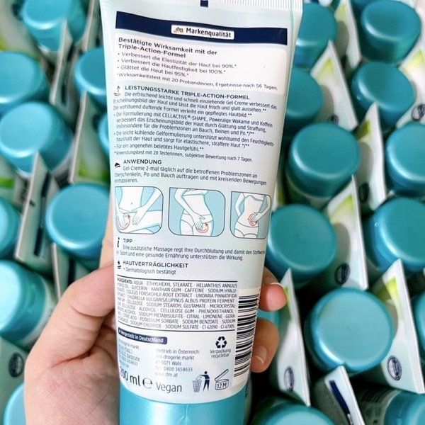 GEL TAN MỠ ĐỨC 200ML - BALEA