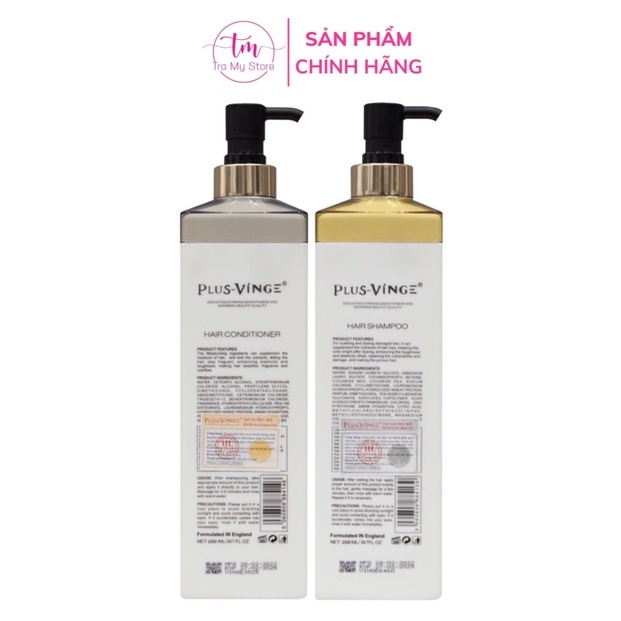 DẦU GỘI XẢ PHỤC HỒI, CHỐNG RỤNG KÍCH MỌC TÓC PLUS VINGE COLLAGEN 1000ML