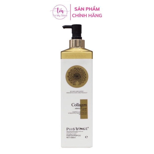 DẦU GỘI XẢ PHỤC HỒI, CHỐNG RỤNG KÍCH MỌC TÓC PLUS VINGE COLLAGEN 1000ML