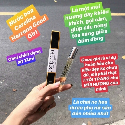 NƯỚC HOA MINI GOOD GIRL 12ML - CAROLINA HERRERA