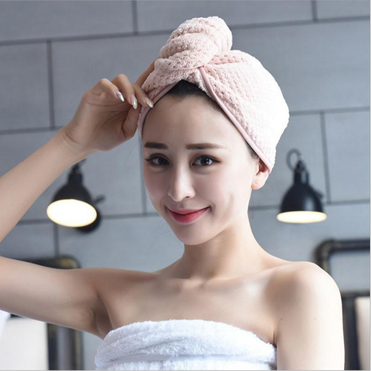 KHĂN QUẤN Ủ TÓC SIÊU THẤM MÀU TRƠN, KHĂN MŨ LÀM KHÔ TÓC SIÊU TIỆN ÍCH - DMASTORE