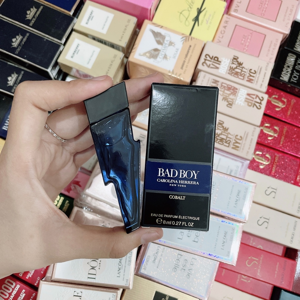 NƯỚC HOA MINI CAROLINA HERRERA BAD BOY COBALT 8ML - NOEM