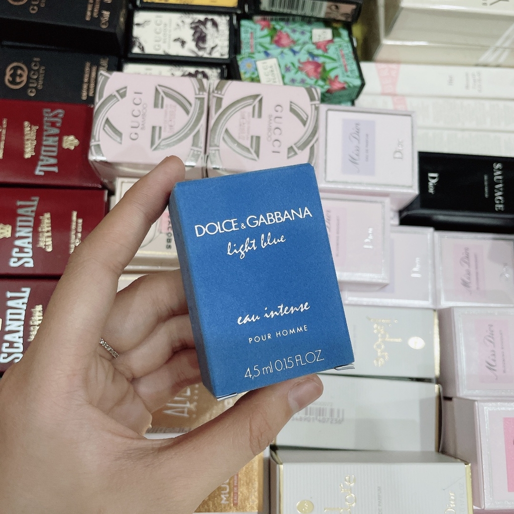 NƯỚC HOA MINI D&G LIGHT BLUE EAU INTENSE POUR HOMME 4,5ML - NOEM
