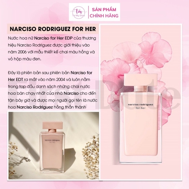 NƯỚC HOA NỮ NARCISO FOR HER 100ML - NARCISO