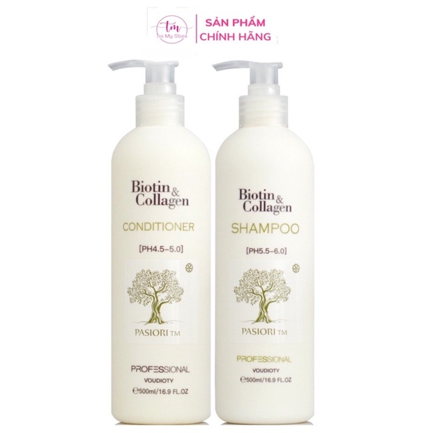 DẦU GỘI XẢ BIOTIN & COLLAGEN NEW 1000ML - PASIORI