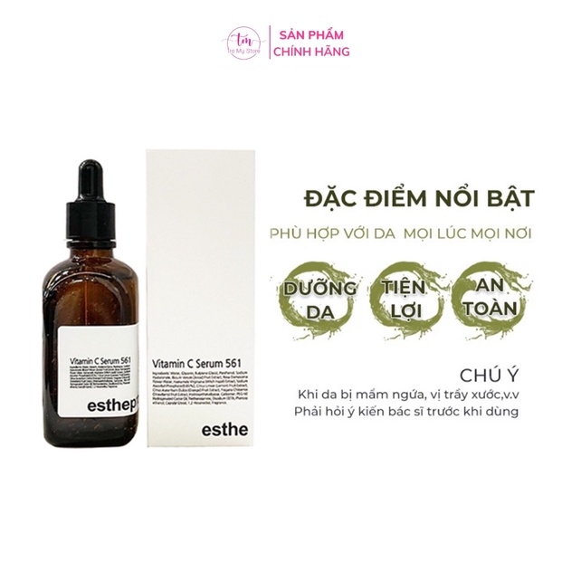 SERUM TRẮNG SÁNG DA CHỐNG LÃO HÓA VITAMIN C 100ML - ESTHEMAX