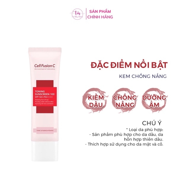 KEM CHỐNG NẮNG NÂNG TÔNG DA HÀN QUỐC - CELL FUSION C