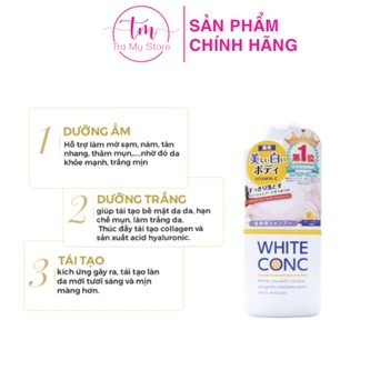 SỮA TẮM DƯỠNG TRẮNG DA 360ML - WHITE CONC