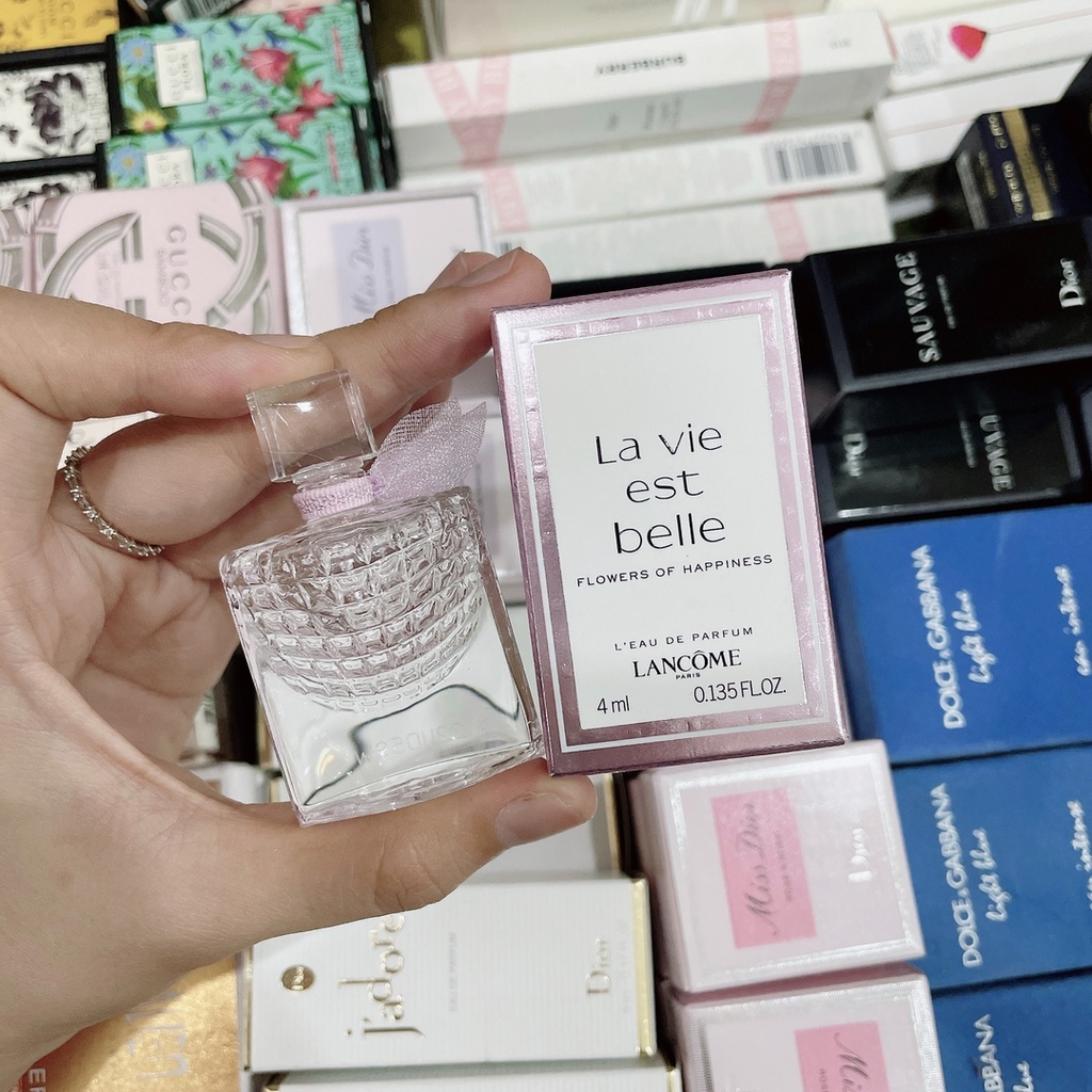 NƯỚC HOA MINI LANCOME LA VIE EST BELLE FLOWER OF HAPINESSS EDP 4ML - NOEM