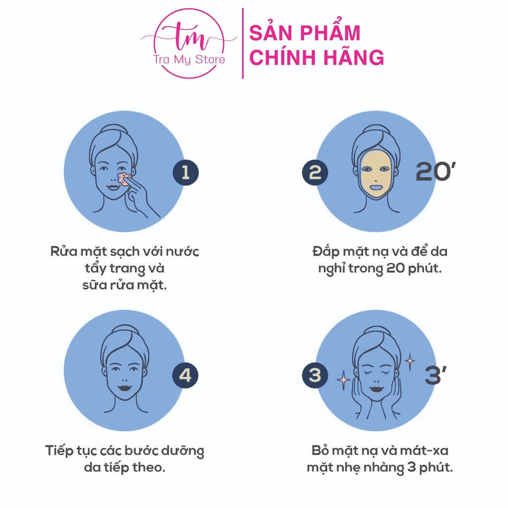 MẶT NẠ DƯỠNG TRẮNG SUR MEDIC BRIGHT GLUTATHIONE MASK HỘP 10 MIẾNG - GLUTATHIONE MASK