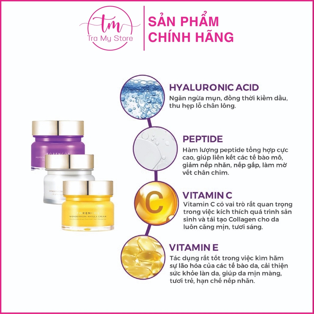 KEM DƯỠNG TRẮNG DA 50ML - FORENCOS