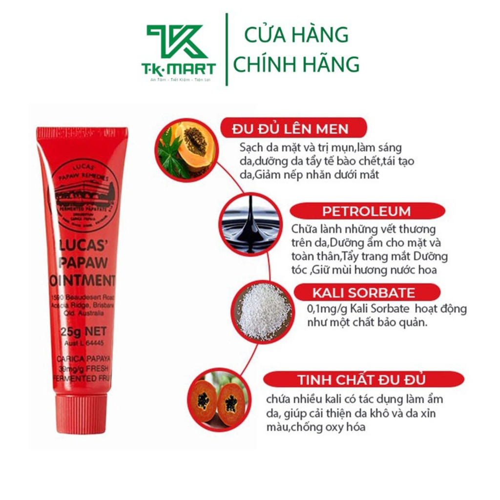 KEM DƯỠNG DA ĐA CÔNG DỤNG - LUCAS' PAPAW