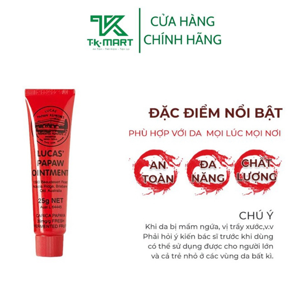 KEM DƯỠNG DA ĐA CÔNG DỤNG - LUCAS' PAPAW