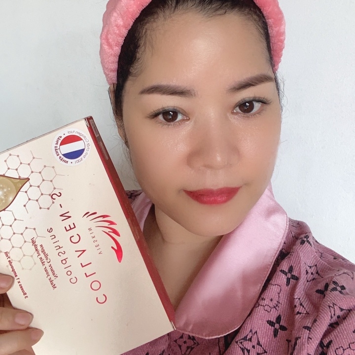 [HỘP] TINH CHẤT COLLAGEN-S GOLD SHINE CHỐNG LÃO HÓA, MỊN DA, CẤP ẨM - VIESKIN COLLAGEN - 3 LỌ/HỘP