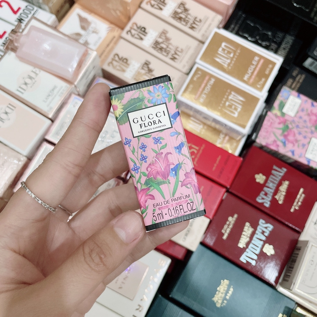 NƯỚC HOA MINI GUCCI FLORA GORGEOUS GADENIA EDP 5ML - NOEM