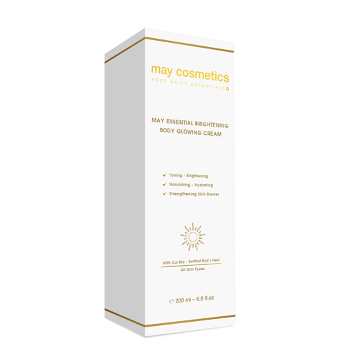 KEM DƯỠNG MAY ESSENTIALS BRIGHTENING BODY GLOWING CREAM - MAY COSMETICS