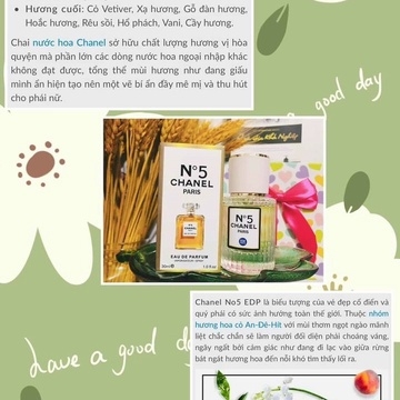 NƯỚC HOA CHANEL NO5 30ML - HM