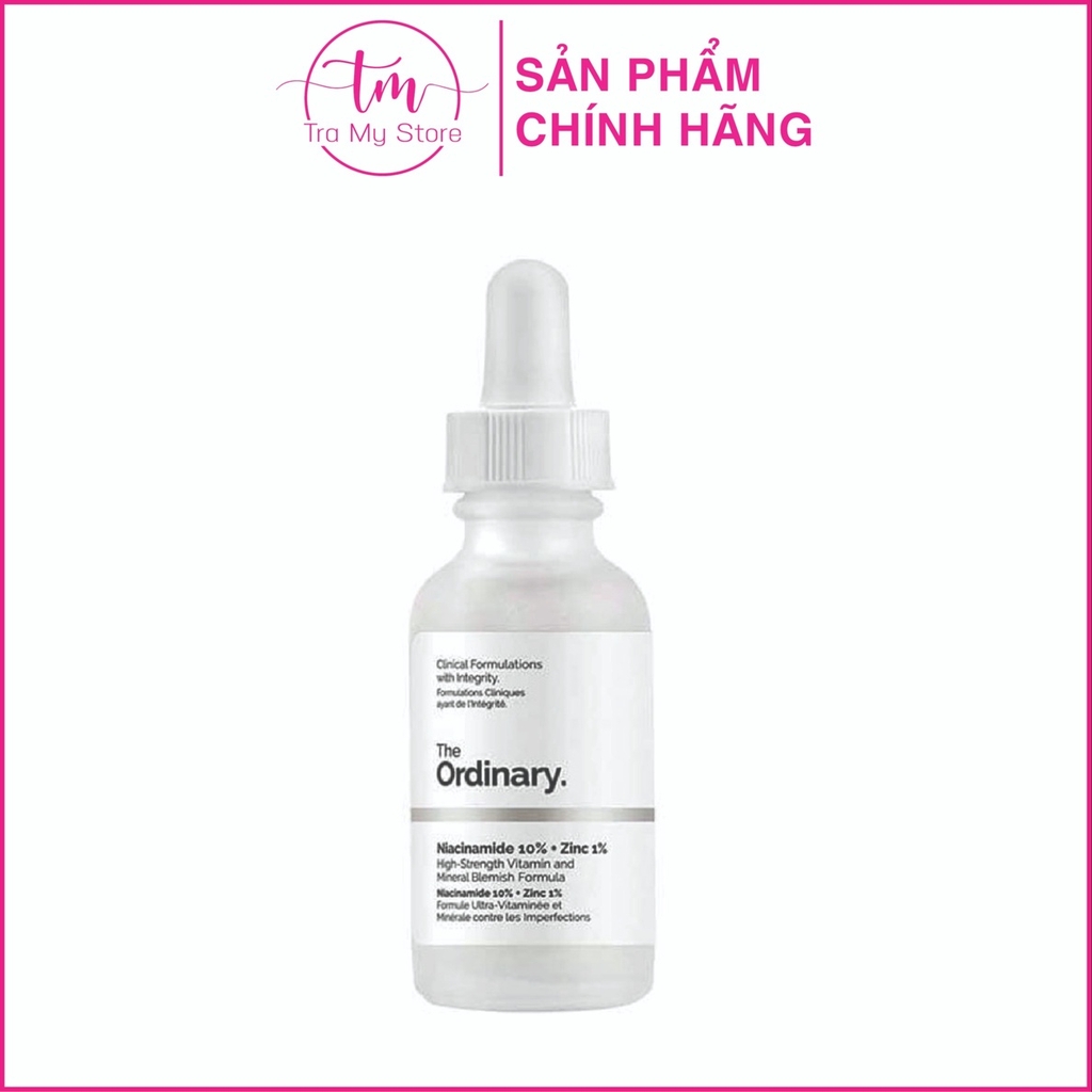 TINH CHẤT TRỊ MỤN, GIẢM THÂM NIACINAMIDE 10 + ZINC 1 - THE ORDINARY
