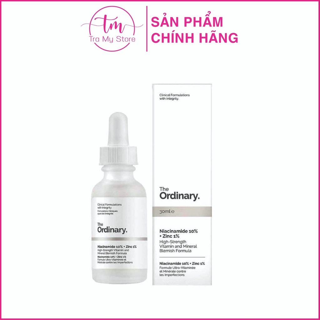 TINH CHẤT TRỊ MỤN, GIẢM THÂM NIACINAMIDE 10 + ZINC 1 - THE ORDINARY