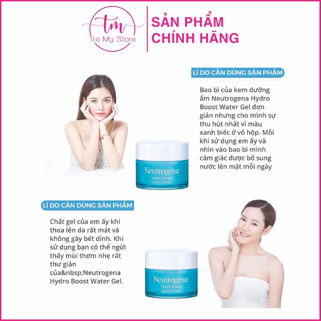 KEM DƯỠNG ẨM HYDRO BOOST AQUA GEL - NEUTROGENA
