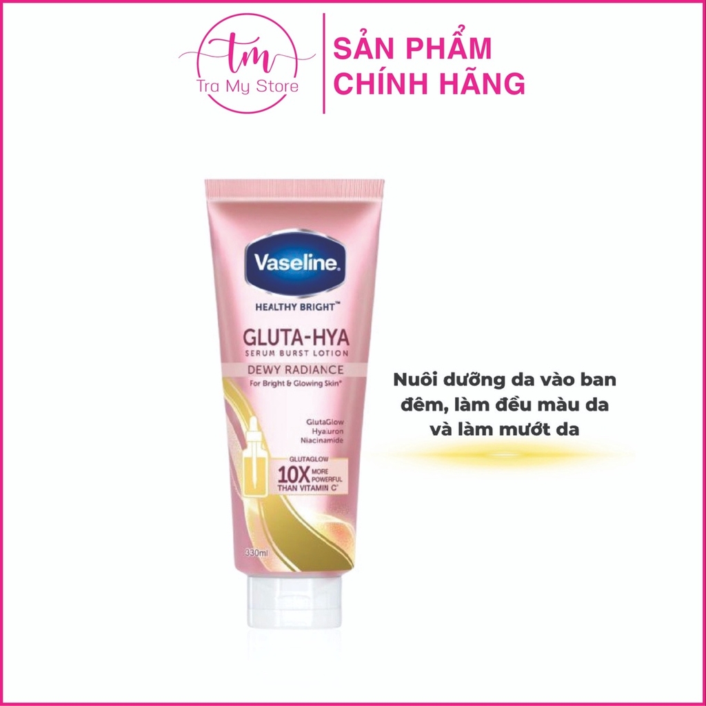 DƯỠNG THỂ TRẮNG DA 10X GLUTA-HYA 330ML - VASELINE