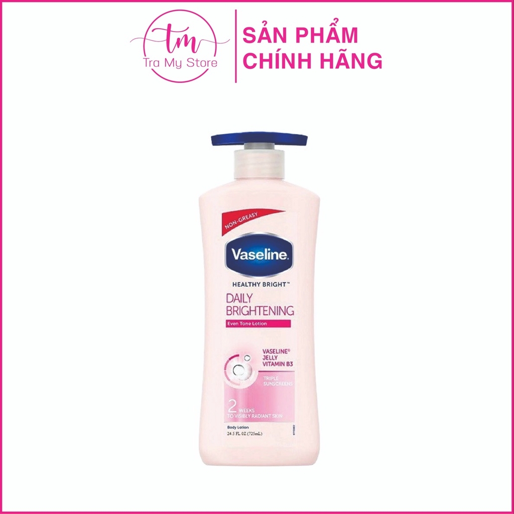 SỮA DƯỠNG THỂ VASELINE HEALTHY BRIGHT DAILY BRIGHTENING 725ML - VASELINE
