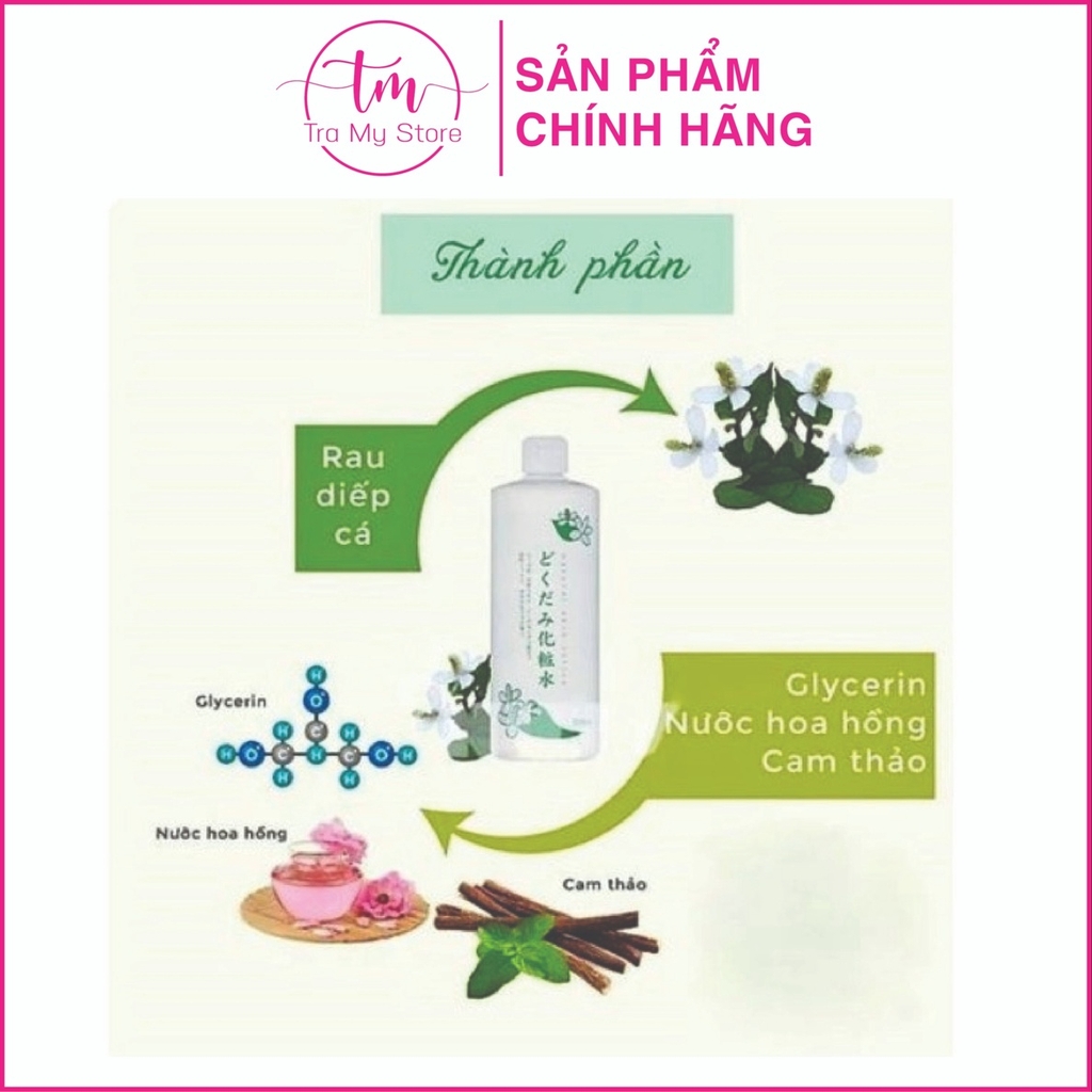 NƯỚC HOA HỒNG DIẾP CÁ CHINOSHIO DOKUDAMI NATURAL SKIN LOTION 500ML - CHINOSHIO DOKUDAMI