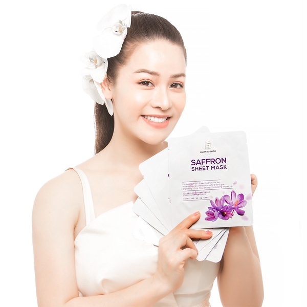 MẶT NẠ SAFFRON 5 MIẾNG LAURA SUNSHINE
