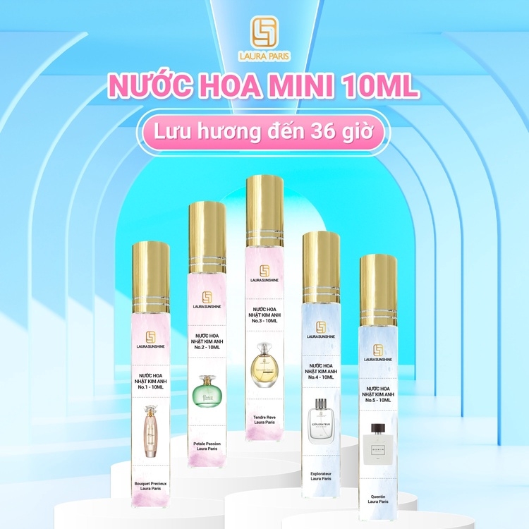 NƯỚC HOA NỮ BOUQET PRECIEUX LAURA PARIS NO1 10ML - LAURA SUNSHINE