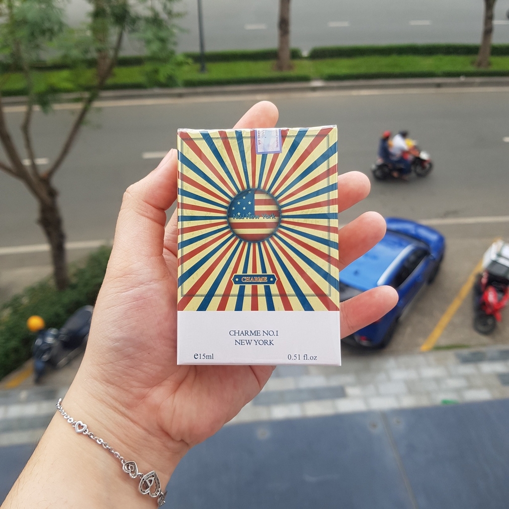 NƯỚC HOA UNISEX CHARME N0.1 NEWYORK 15ML HƯƠNG GỖ TRẦM ẤM, CÁ TINH_NƯỚC HOA CHÍNH HÃNG
