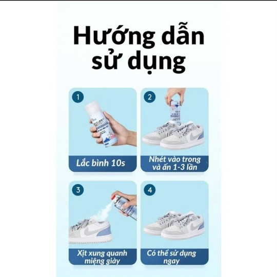 CHAI XỊT KHỬ MÙI GIÀY DÉP DIỆT KHUẨN CÔNG NGHỆ NANO BẠC CTB76 – BECHIP