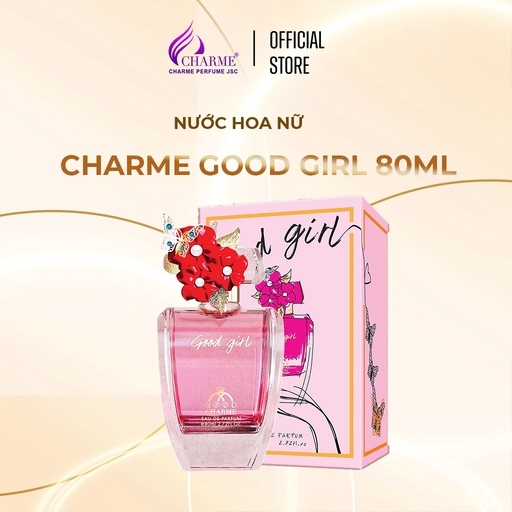 NƯỚC HOA NỮ CAO CẤP GOOD CHARME GOOD GIRL 80ML LƯU HƯƠNG LÂU PHONG CÁCH NHẸ NHÀNG, NGỌT NGÀO, LÔI CUỐN CHÍNH HÃNG
