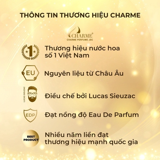 NƯỚC HOA NỮ CHARME ACTION 15ML LƯU HƯƠNG LÂU THANH MÁT, GỢI CẢM _ NƯỚC HOA CHÍNH HÃNG