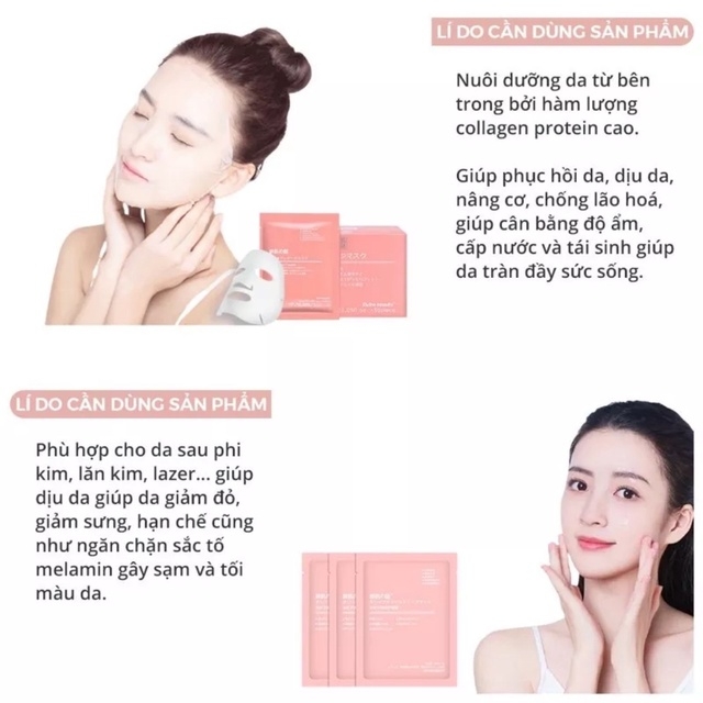 COMBO 10 MIẾNG MẶT NẠ TRẮNG DA NHAU THAI CỪU CUỐNG RỐN - RWINE BEAUTY